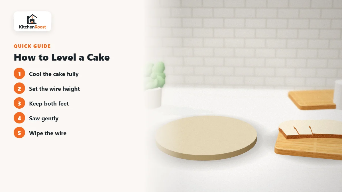How to Level a Cake - best budget cake leveler
