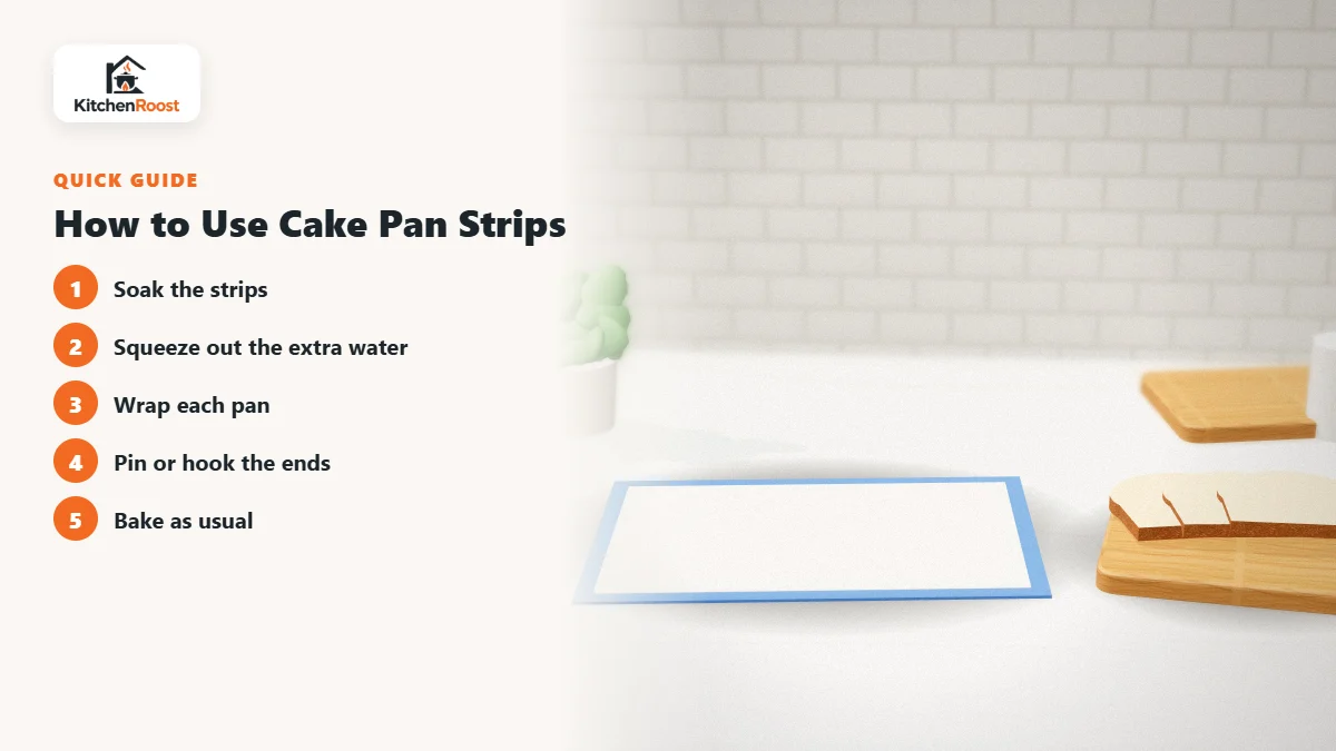 How to Use Cake Pan Strips - best budget cake pan strips