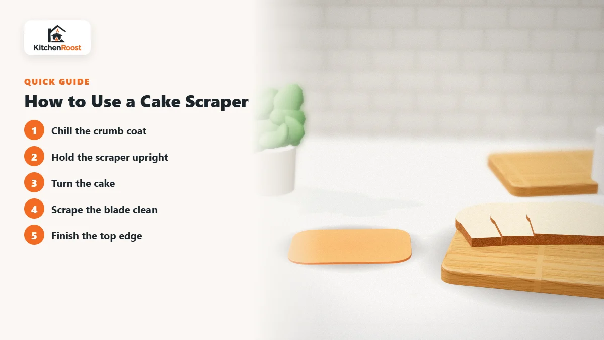 How to Use a Cake Scraper - best budget cake scraper