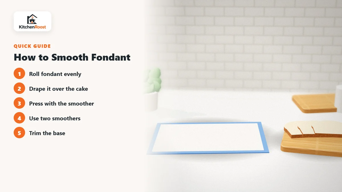 How to Smooth Fondant - best budget cake smoother