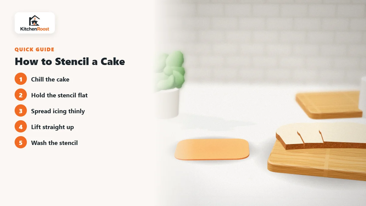 How to Stencil a Cake - best budget cake stencils