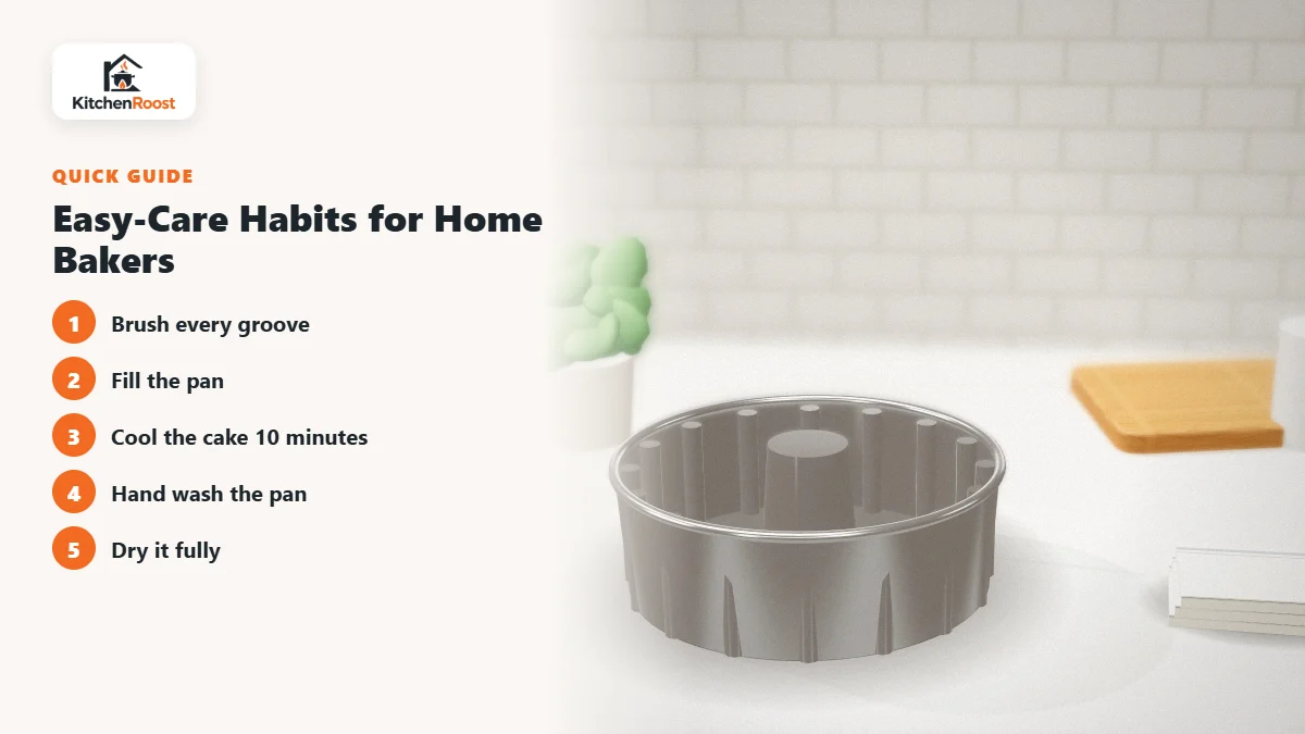 Easy-Care Habits for Home Bakers - best bundt pan for home use