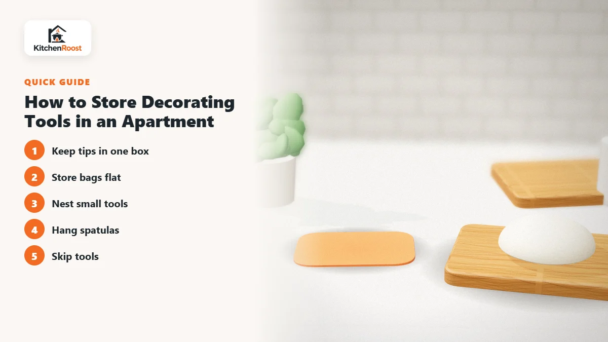 How to Store Decorating Tools in an Apartment - best cake decorating kit for apartments