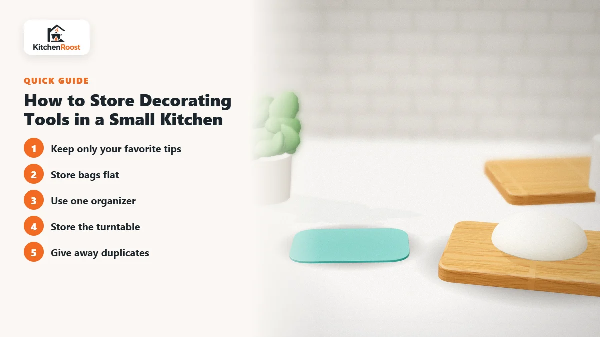 How to Store Decorating Tools in a Small Kitchen - best cake decorating kit for small spaces