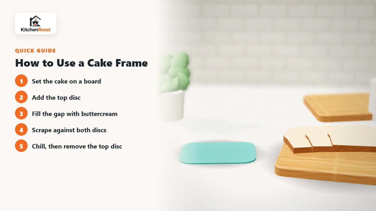 How to Use a Cake Frame - best cake decorating kit frame