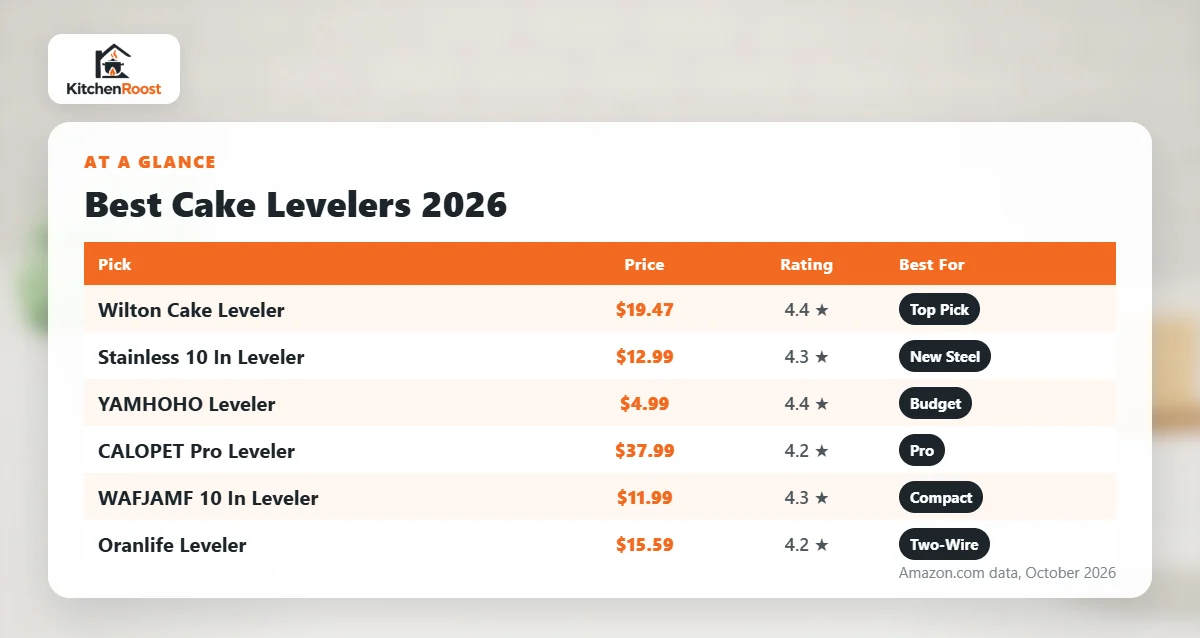 Best cake leveler 2026 comparison chart