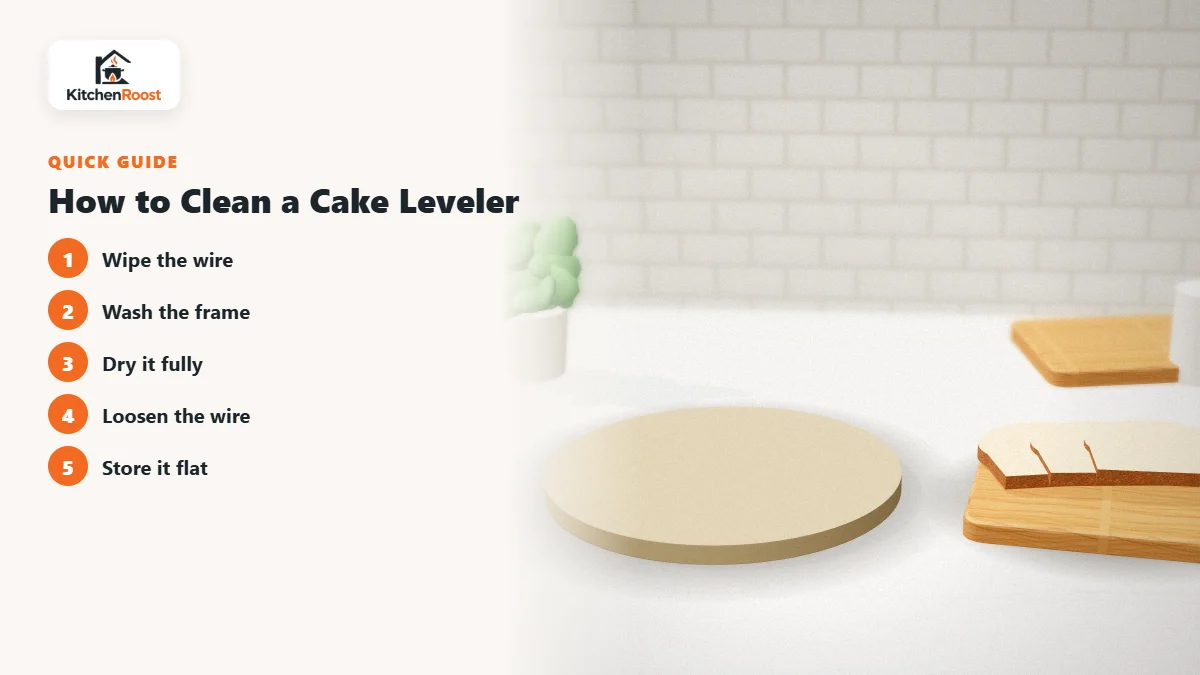How to Clean a Cake Leveler - best cake leveler for home use