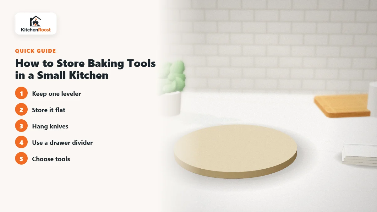 How to Store Baking Tools in a Small Kitchen - best cake leveler for small spaces