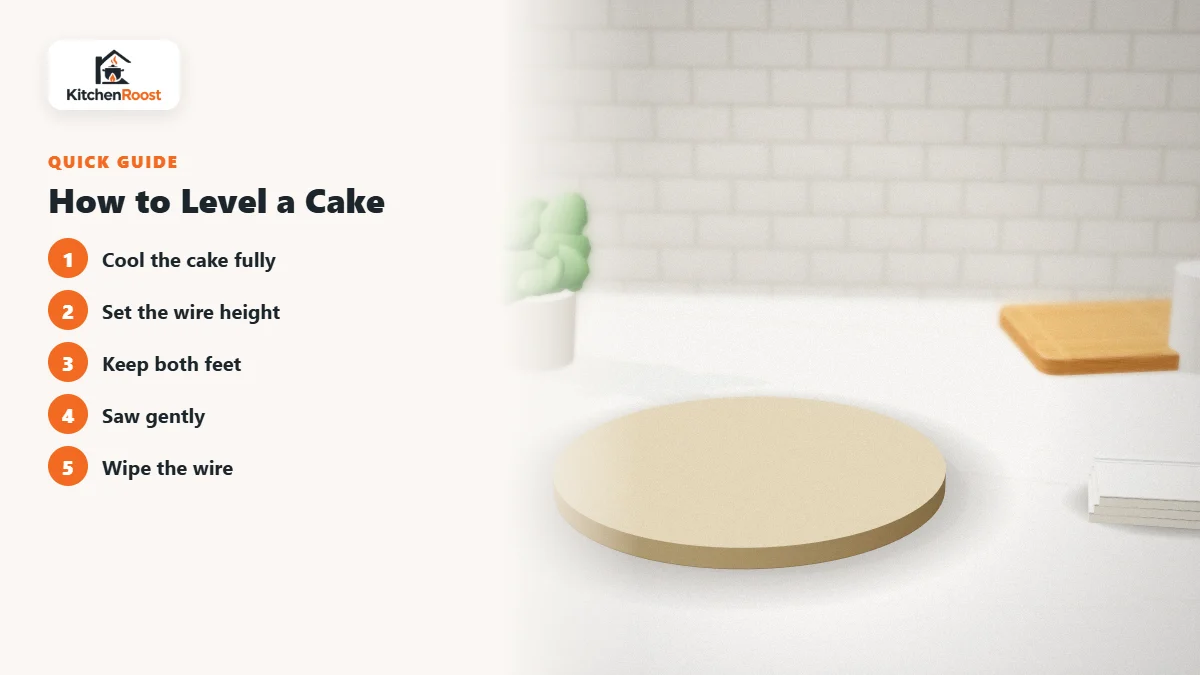 How to Level a Cake - best cake leveler