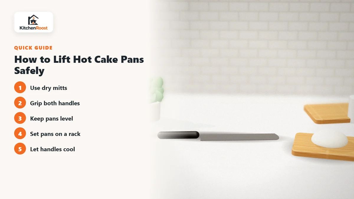 How to Lift Hot Cake Pans Safely - best cake pan handle
