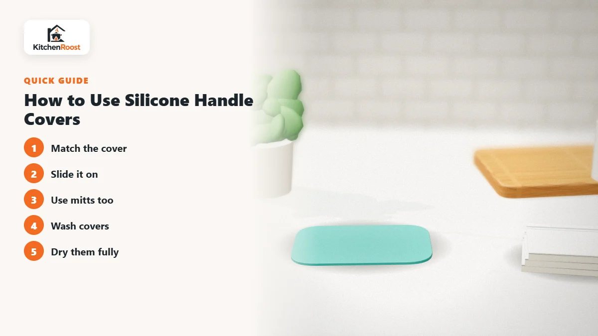 How to Use Silicone Handle Covers - best cake pan silicone handle cover