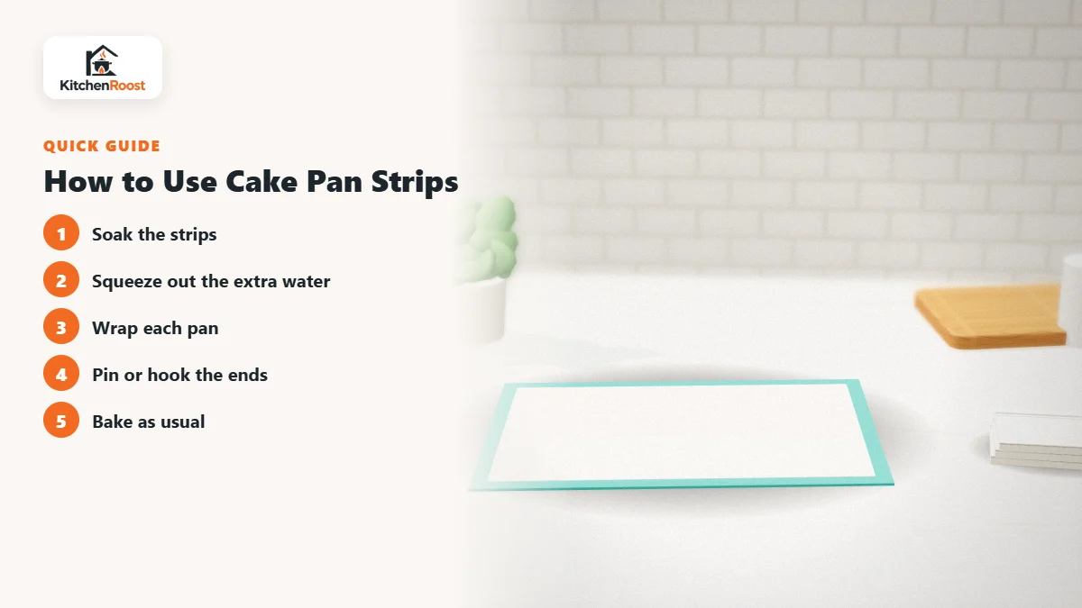 How to Use Cake Pan Strips - best cake pan strips