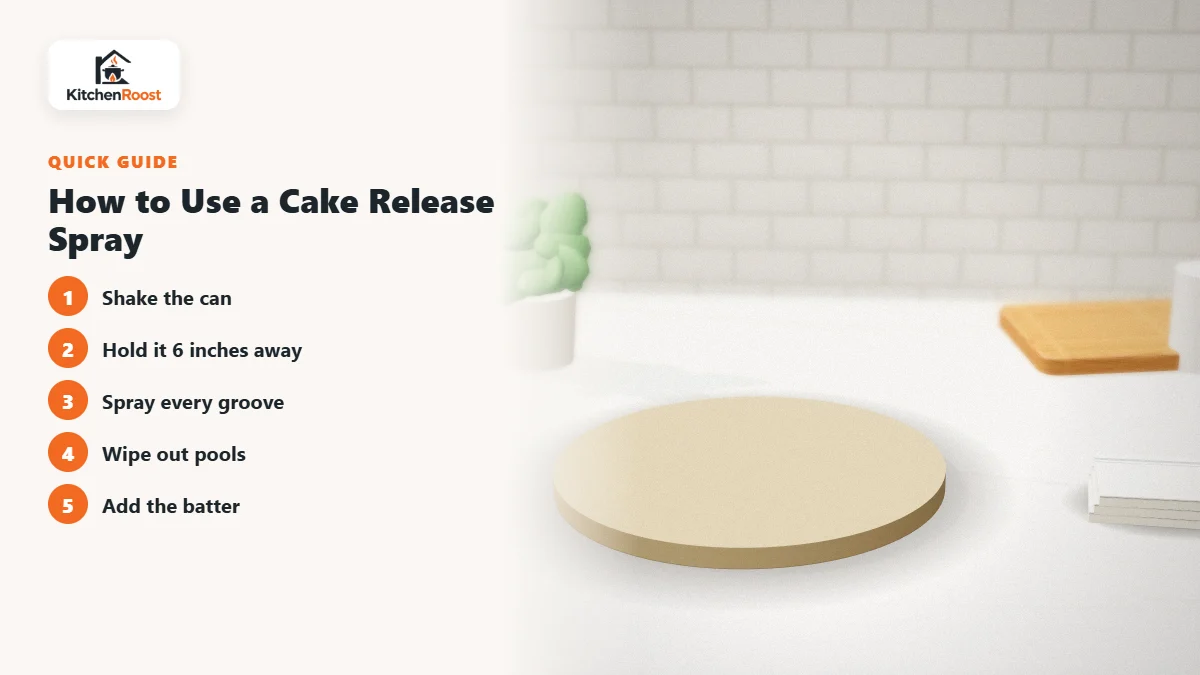 How to Use a Cake Release Spray - best cake release spray