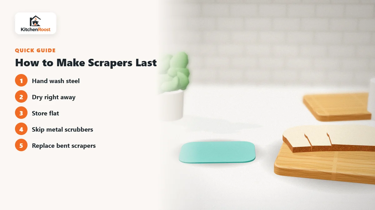 How to Make Scrapers Last - best cake scraper for everyday use
