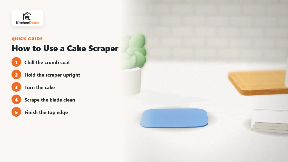 How to Use a Cake Scraper - best cake scraper