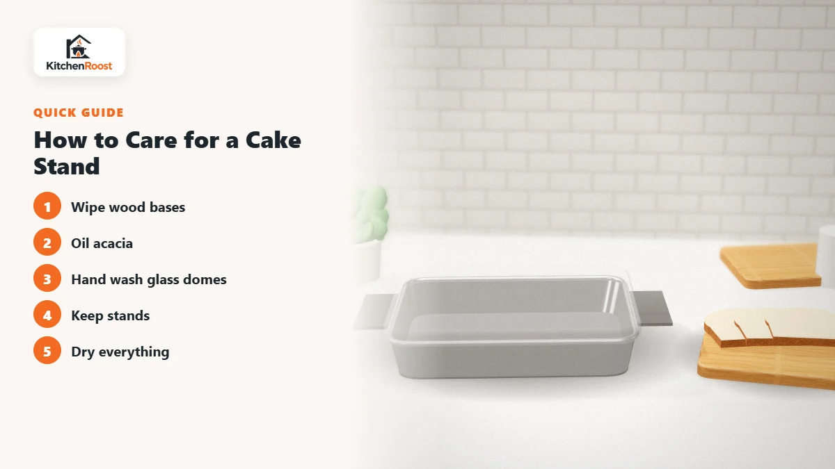 How to Care for a Cake Stand - best cake stand for everyday use