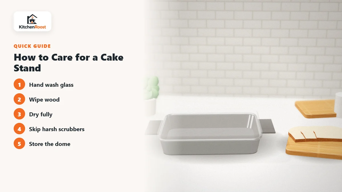 How to Care for a Cake Stand - best cake stand for home use