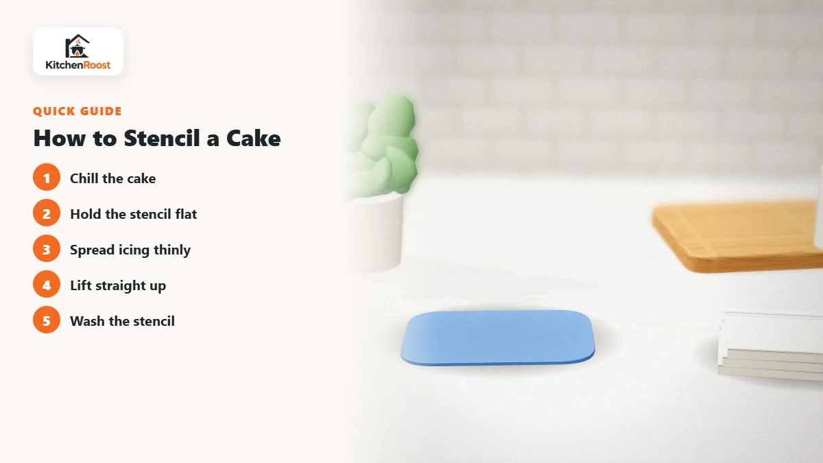 How to Stencil a Cake - best cake stencils