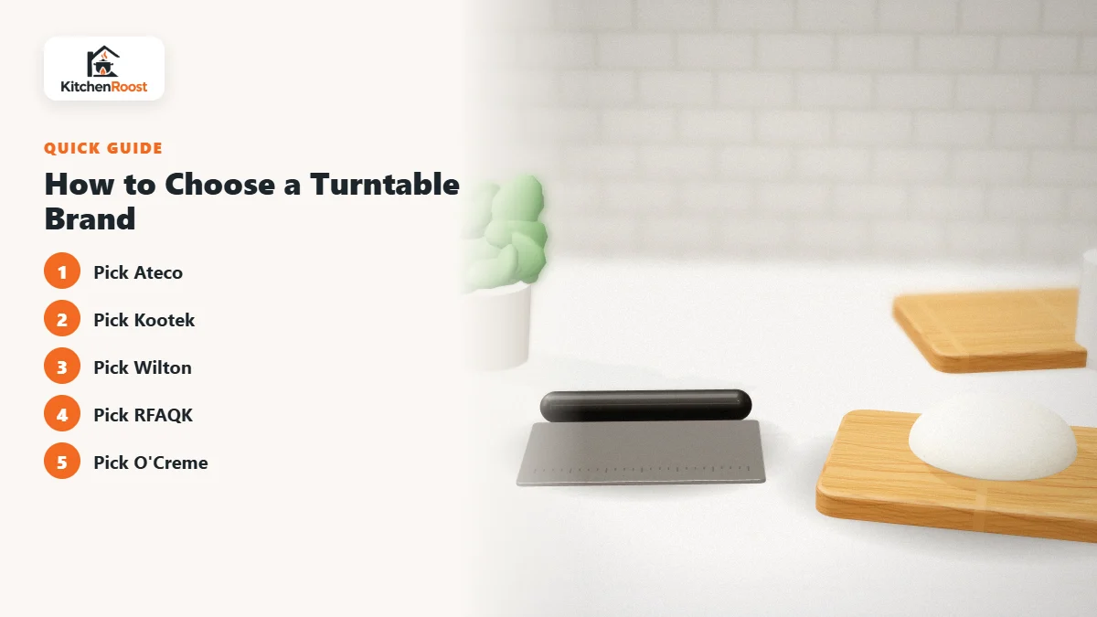 How to Choose a Turntable Brand - best cake turntable brands