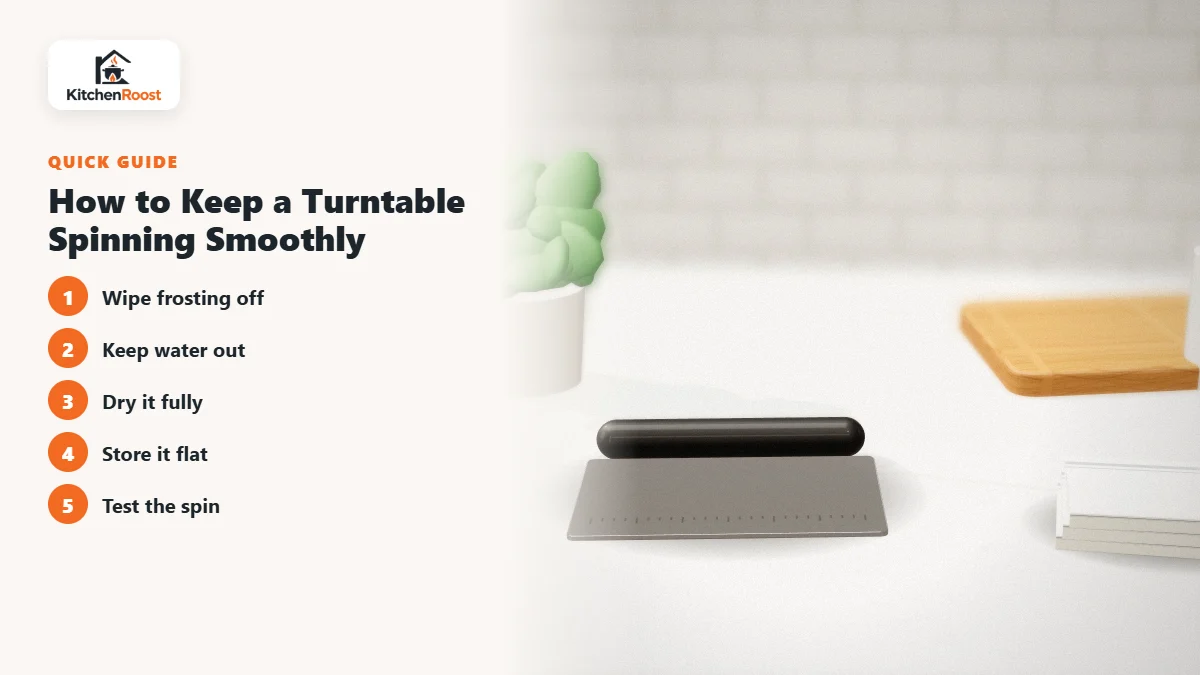 How to Keep a Turntable Spinning Smoothly - best cake turntable for home use