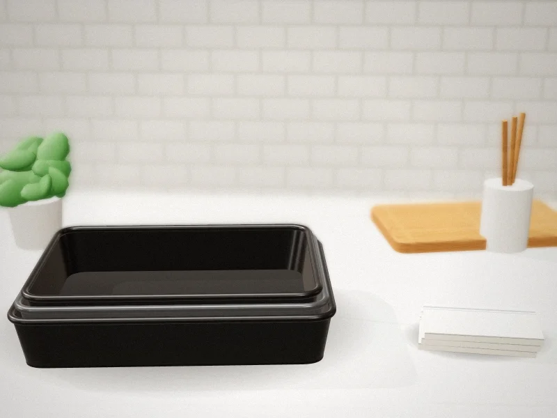 31-Piece Nonstick Cookware and Bakeware Set in a home kitchen