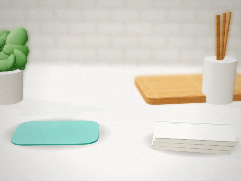 4-Piece Large Clear Acrylic Cake Scraper Set in a home kitchen