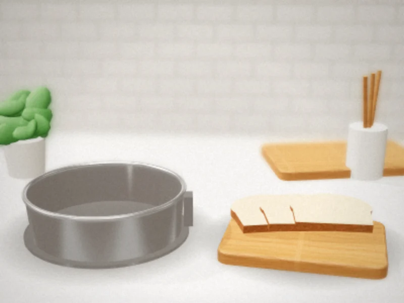 9 Inch Silicone Baking Mat for Springform Pans in a home kitchen