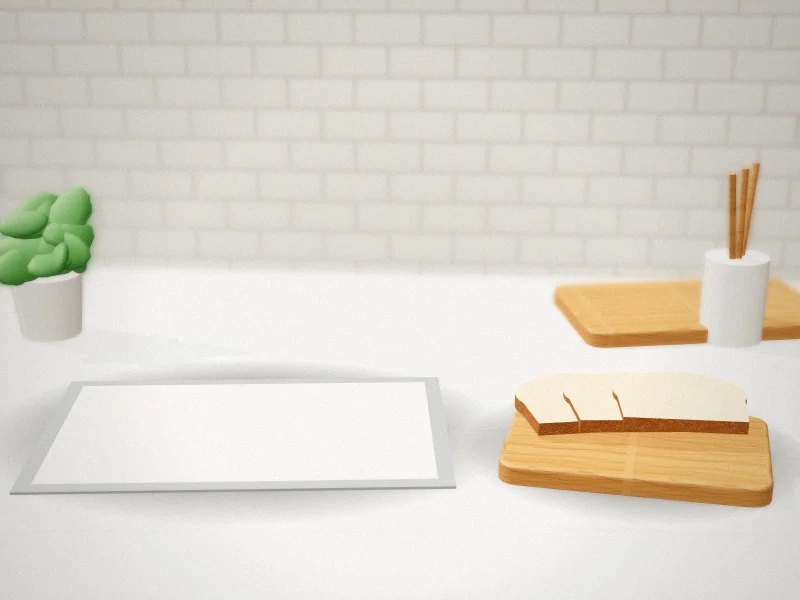 Amazon Basics Silicone Rectangular Baking Mat, 2-Pack in a home kitchen