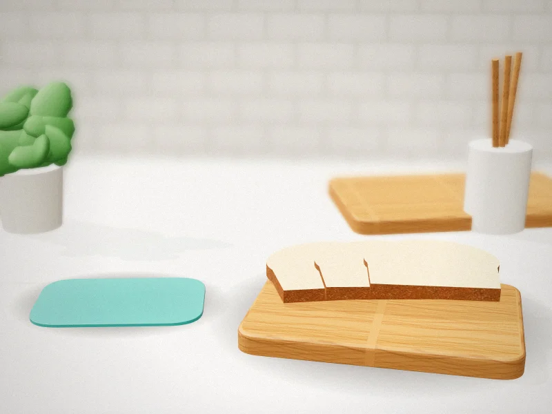 Cake Scraper Set with Decorating Combs and Icing Smoother in a home kitchen