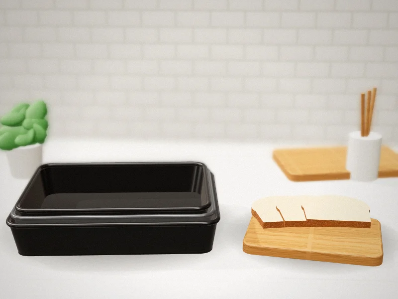 Calphalon Titan 10-Piece Nonstick Bakeware Set in a home kitchen