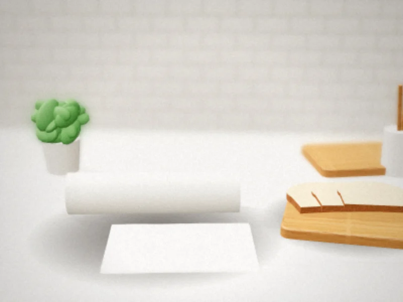 DI QIU REN 8-Piece Cake Decorating Stencils in a home kitchen