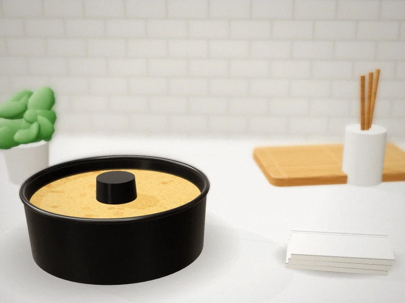 Fox Run Angel Food Cake Pan, Nonstick 10" in a home kitchen