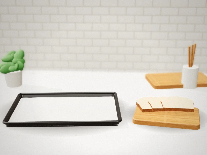 GoodCook Everyday Nonstick Baking Sheet Set, 3 Pack in a home kitchen