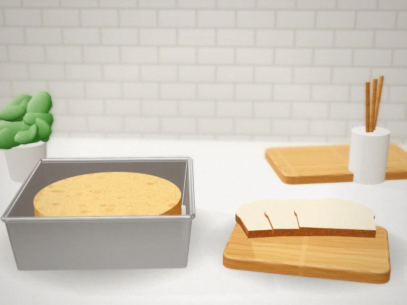 Gutsdoor Round and Square Adjustable Ring Set in a home kitchen
