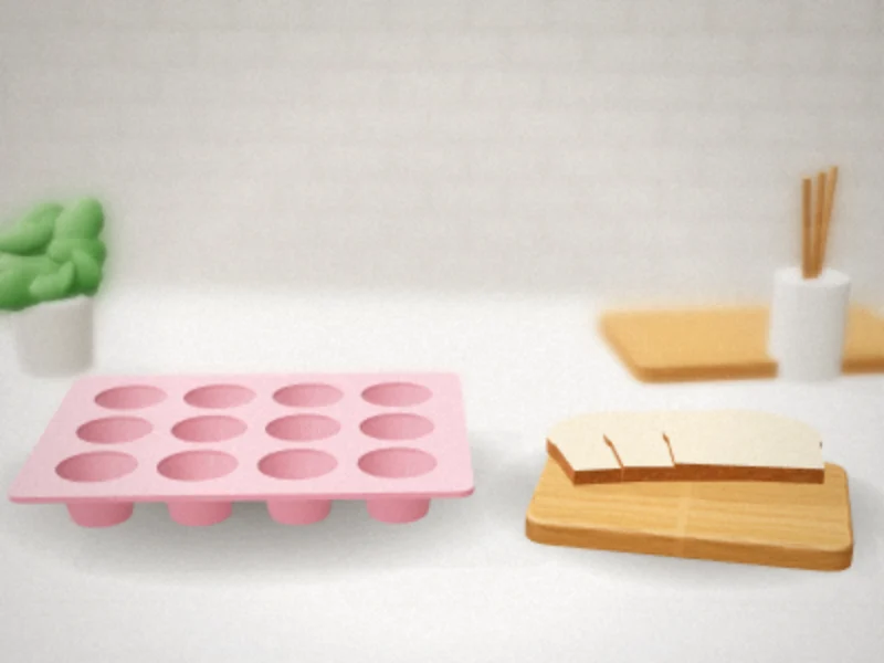 Lerykin 15-Cavity Semi Sphere Silicone Molds, 2-Pack in a home kitchen