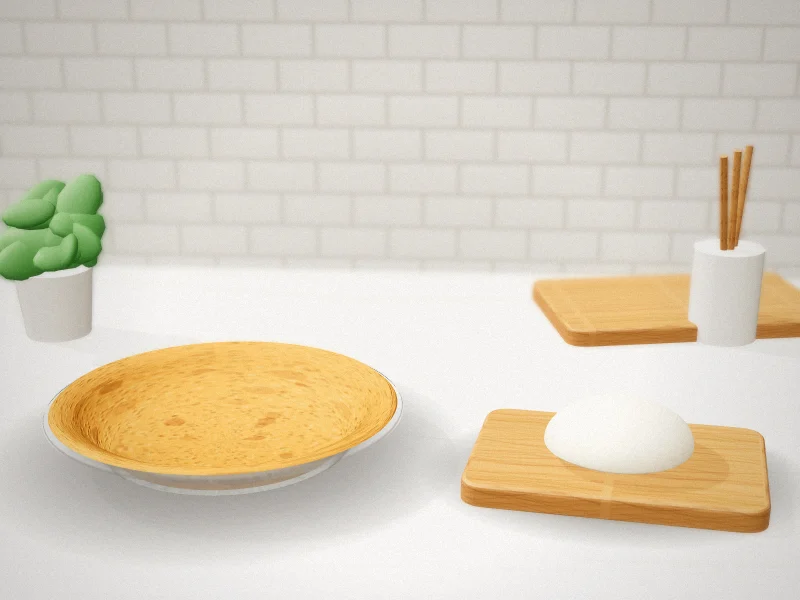LOCK & LOCK Glass Round Pie Baking Dish with Lid, 9.5 Inch in a home kitchen