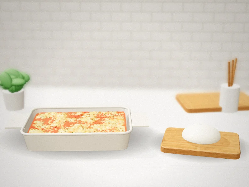 MALACASA 4.4-Quart 9 x 13 Ceramic Casserole Dish in a home kitchen