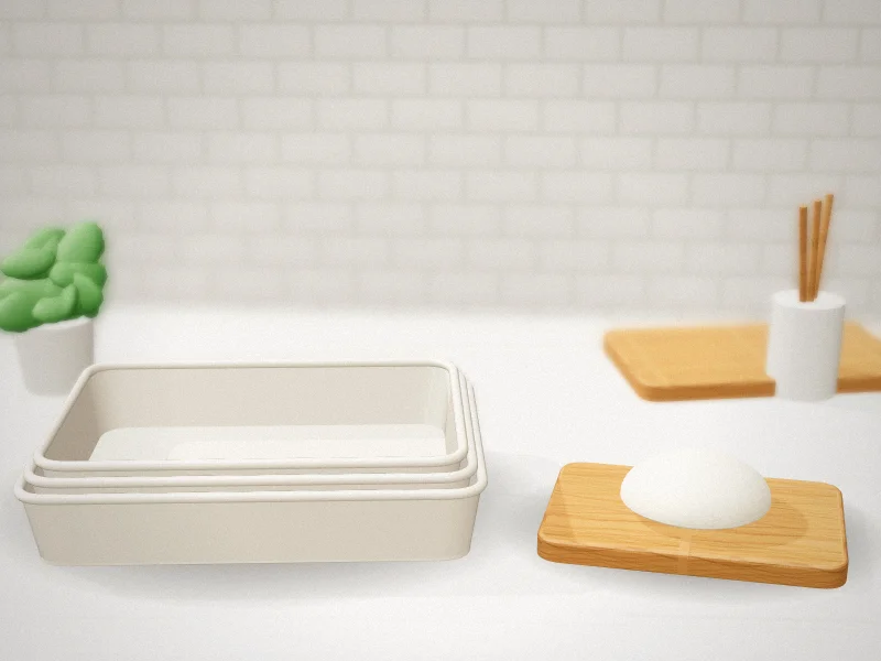 Martha Stewart Gallen 10-Piece Ceramic Nonstick Bakeware Set in a home kitchen