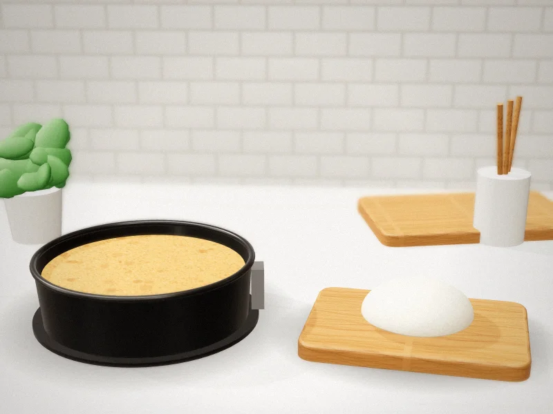 Nordic Ware 9 Inch Springform Pan in a home kitchen