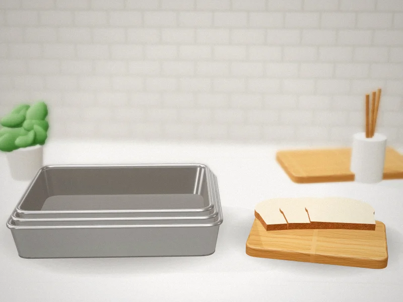 Nordic Ware Naturals 5-Piece Bake Set in a home kitchen