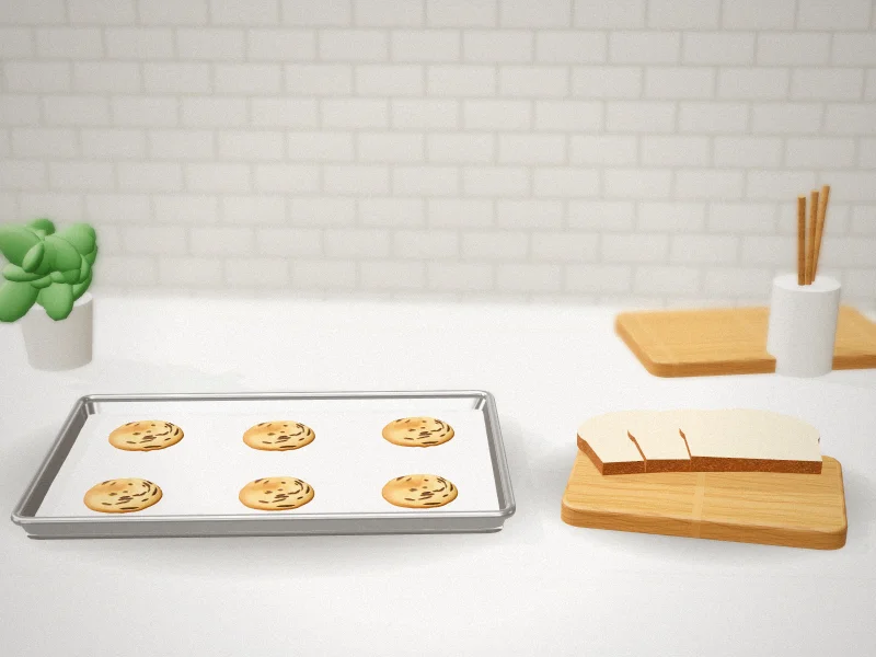 Nordic Ware Naturals Aluminum Half Sheet Pan in a home kitchen