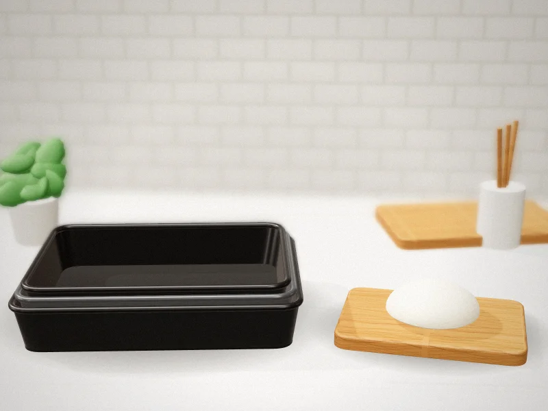 PERLLI 8-Piece Nonstick Baking Pan Set in a home kitchen