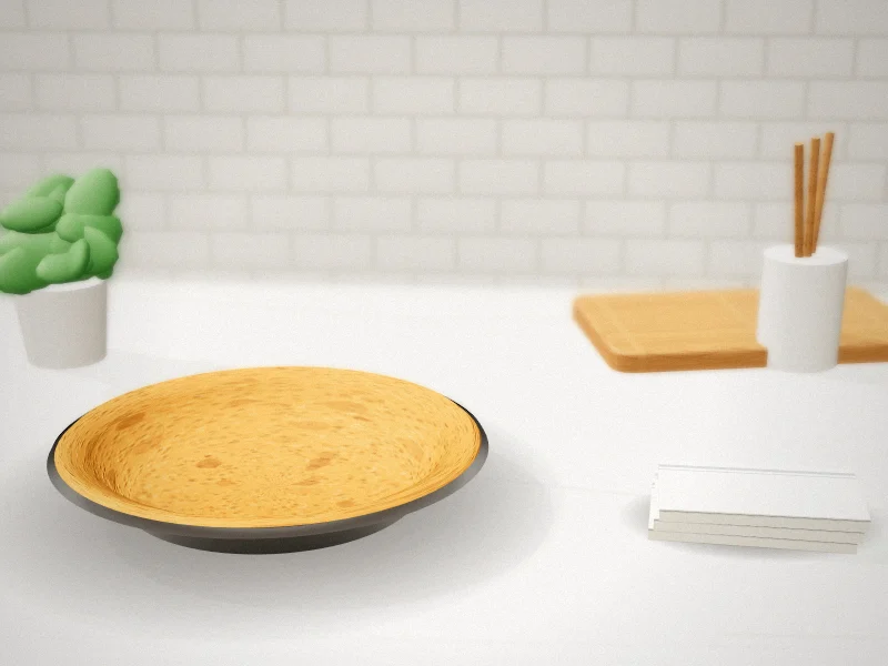 Pie Container with Lid, 2-Pack, 11 Inch, BPA-Free in a home kitchen