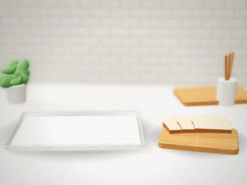 Polycarbonate Chocolate Bar Mold in a home kitchen