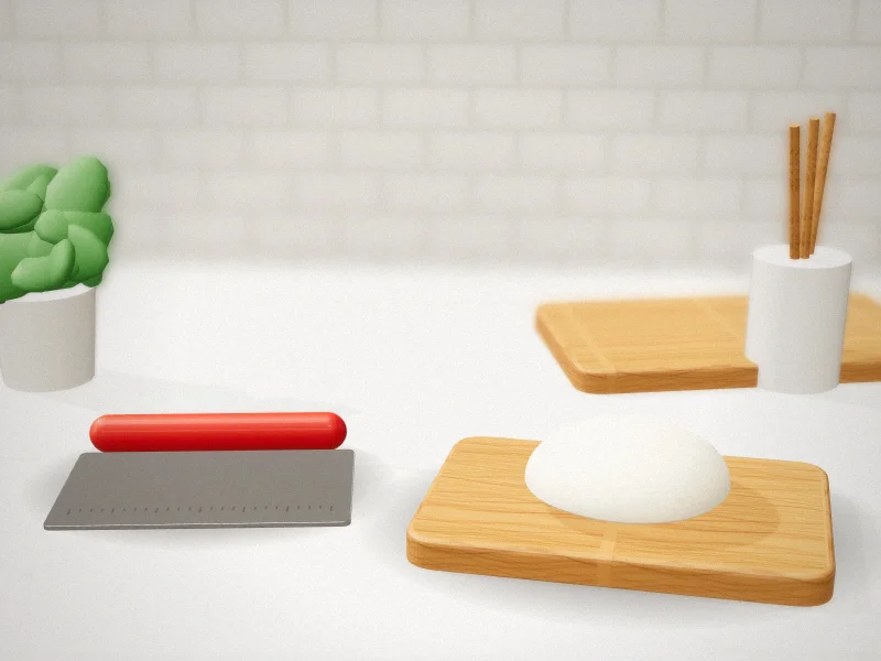 Siking Stainless Steel Cake Comb and Icing Smoother in a home kitchen