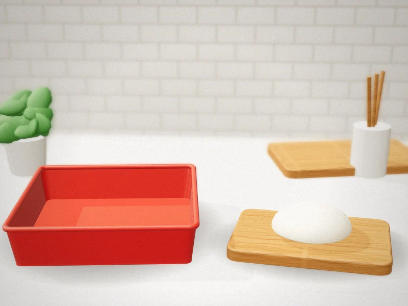 Silicone Brownie Pans with Dividers, 2 Pack in a home kitchen