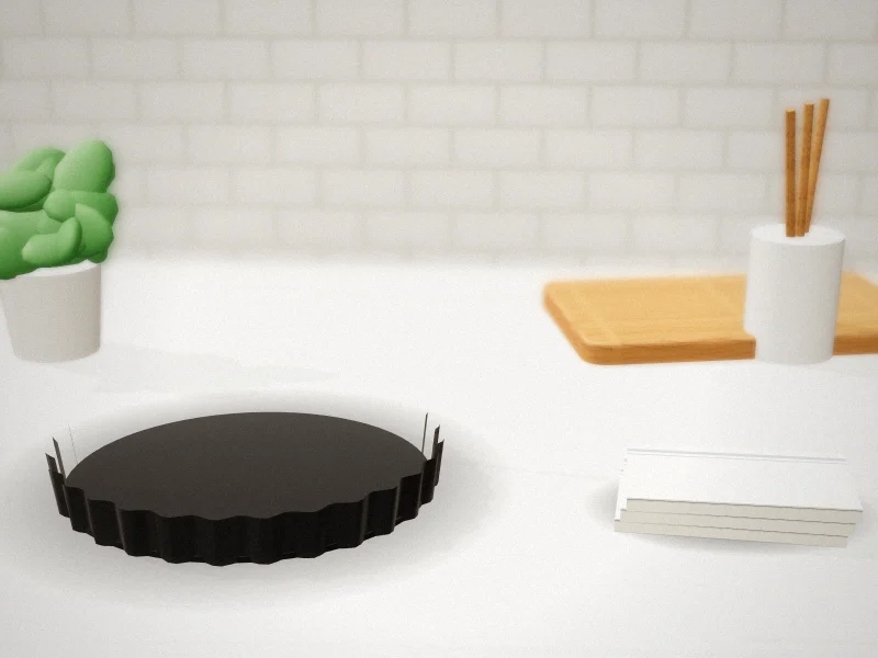 Silikomart Silicone Classic Brioche Mold, Tall in a home kitchen