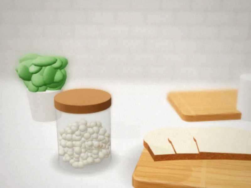 Smiley 12-Piece White Plastic Cake Dowel Rods in a home kitchen