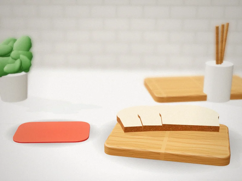 SURDOCA Plastic Dough Scraper Bench Scraper, 3 Pack in a home kitchen