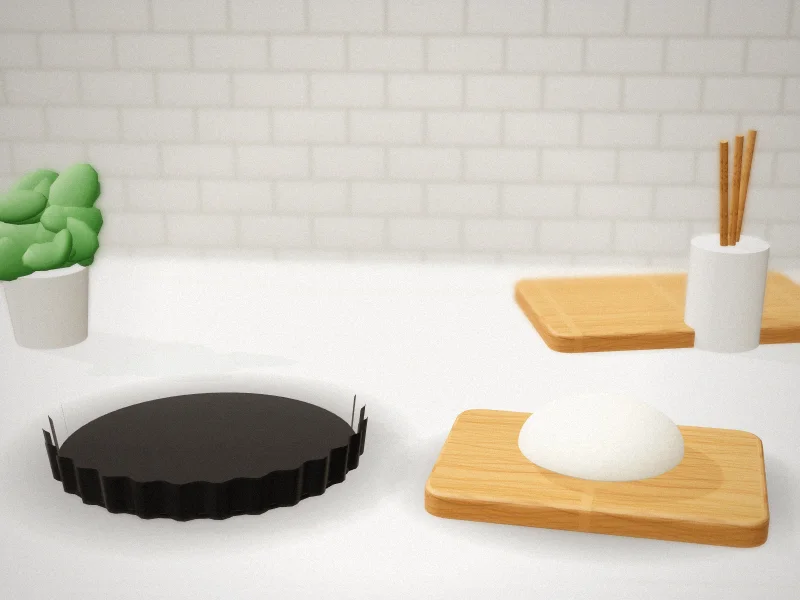 Wilton Excelle Elite Nonstick Tart and Quiche Pan in a home kitchen